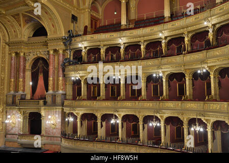 Innenbereich, Staatsoper, Andrassy Ut, Budapest, Ungarn, Interieur, Staatsoper, Ungarn Stockfoto