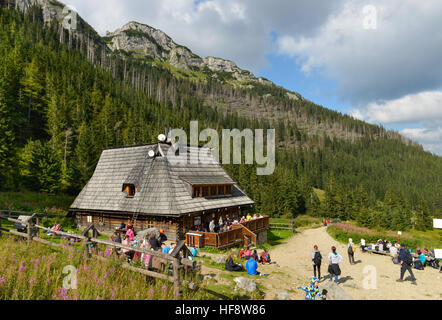 Berghuette Kondratowa, Hohe Tatra, Polen, Berg Hütte Kondratowa, der hohen Tatra, Polen Stockfoto