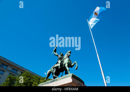 General Manuel Belgrano Denkmal - Buenos Aires - Argentinien Stockfoto