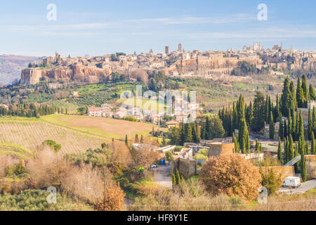 Orvieto, eine Stadt in der Region Provinz Terni, Umbrien, Italien. Stockfoto