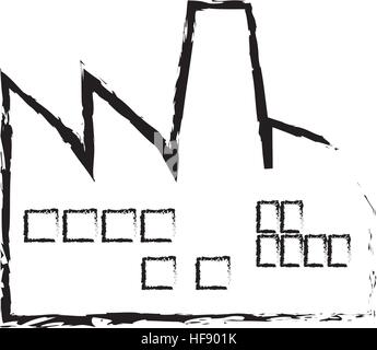Industriebetrieb Symbol Symbol Vektor Illustration Grafik-design Stock Vektor