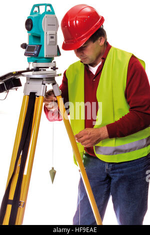 Landvermesser Stockfoto