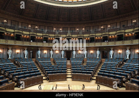 Historischen House Of Representatives, jetzt Bundesversammlung Kammer, Parlamentsgebäude, Wien, Österreich Stockfoto