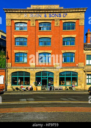 Richard Irvin Irvins Brasserie Restaurant North Shields Stockfoto