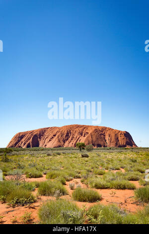 Uluru, Red Center, Northern Territory, Australien. Stockfoto