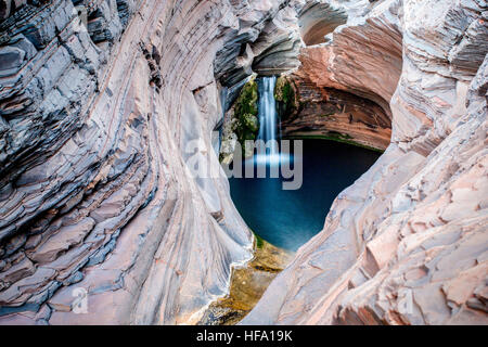 Spa-Pool, Hamersley Gorge, Karijini National Park, Western Australia, Australia Stockfoto