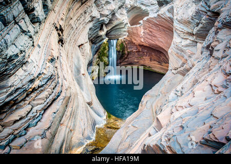 Spa-Pool, Hamersley Gorge, Karijini National Park, Western Australia, Australia Stockfoto