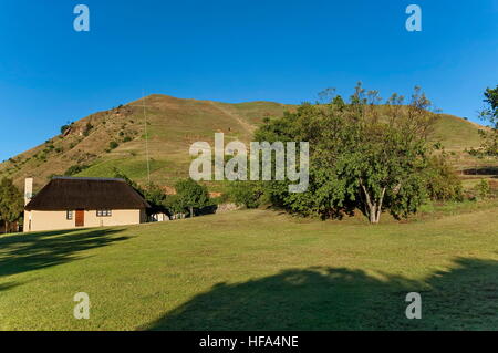 Rasthaus im Royal Natal Park in Drakensberg Berge, Südafrika Stockfoto