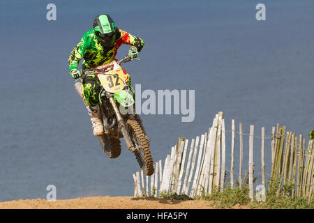 Moto-X Motocross Sorel Point, St. John. Jersey Kanalinseln UK Stockfoto