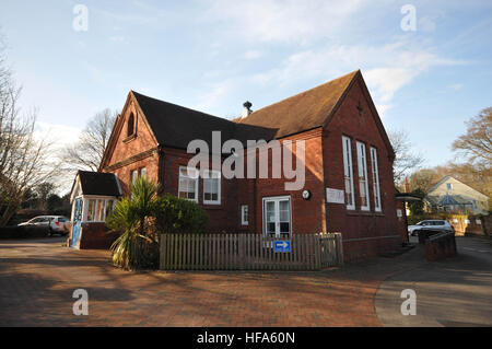 Rund um Bishop's Waltham ein Dorf in Hampshire in Großbritannien, England, Heimat der Ruinen des Bishops Palace Stockfoto