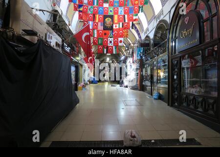 Grand Basar in Istanbul nach der Schließung Stunde, in der Türkei Stockfoto