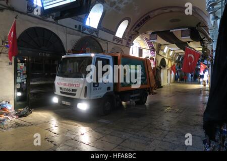 Grand Basar in Istanbul nach der Schließung Stunde, in der Türkei Stockfoto