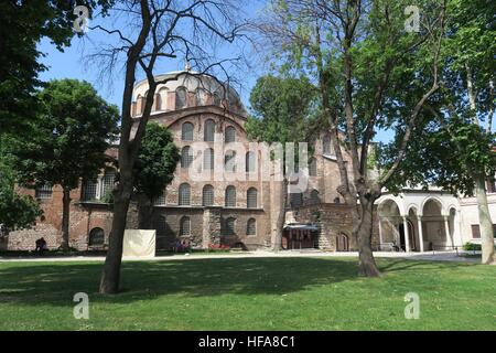 Hagia Irene - eine ehemalige östliche orthodoxe Kirche im Topkapi Palast-Komplex, Istanbul, Türkei Stockfoto