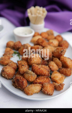 frittierte Hähnchen Kugeln Stockfoto