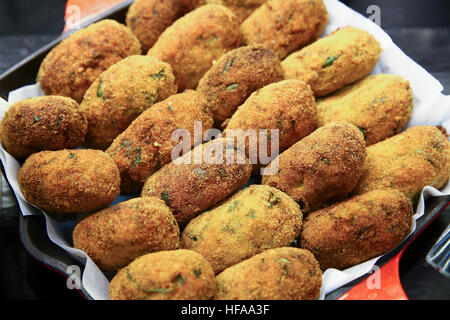 frittierte Hähnchen Kugeln Stockfoto