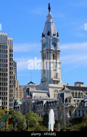 Rathaus in Philadelphia. Stockfoto