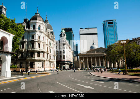 Rivadavia Bolivar Avenue - Buenos Aires - Argentinien Stockfoto