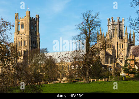 Ely Kathedrale in Cambridgeshire. England. Stockfoto