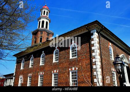 Alexandria, Virginia - 13. April 2014: Historischen kolonialen Ära Christ Church (1767-1773) erbaut im georgischen Stil * Stockfoto