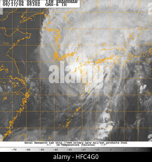 Bild-Taifun 14W (Shanshan) 2006-09-17 09-30 Stockfoto