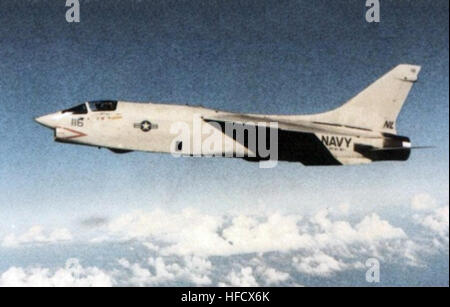 RF - 8G Kreuzfahrer VFP-63 im Flug 1981 Stockfoto