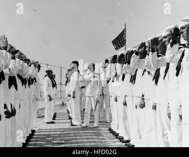 Admiral Richard H. Leigh, USN - NH 55553 Stockfoto