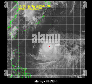 Taifun 14W (Shanshan) 2006-09-12 11-30 Stockfoto