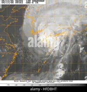 Taifun 14W (Shanshan) 2006-09-17 09-56 Stockfoto