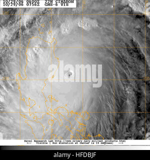 Taifun 22W (Cimaron) 2006-10-29 06-00 Stockfoto