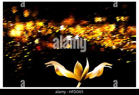 Bunte abstrakte magische Weihnachten Hintergrund. Goldenen Blitzen, funkeln und Bokeh. Stock Vektor