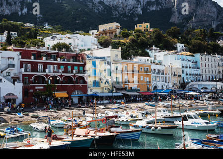 Schöne Capri, eine Insel, die Bucht von Neapel, Italien, Europa Stockfoto