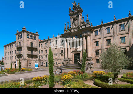 Kloster von San Martin Pinario - 16. Jahrhundert, Santiago De Compostela, La Coruña Provinz, Region Galicien, Spanien, Europa Stockfoto