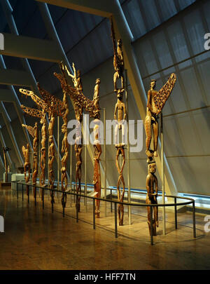 Das Metropolitan Museum of Art-Sammlung der Kunst der Völker in Afrika südlich der Sahara, die Inseln des Pazifik und Nord-, Mittel- und Süd Americain ich Stockfoto