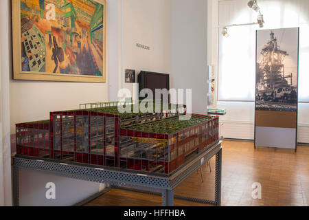 Deutschland, Dortmund, Hoesch-Museum im historischen Porter House of Westfalen Hutte Stockfoto