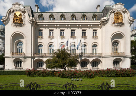 Französisch Botschaftsgebäude, belgischen Art Nouveau, 1900-1909, Schwarzenbergplatz, Wien, Österreich Stockfoto