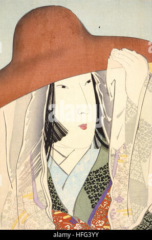 Kobayashi Kiyochika - Dame Sei Shonagon (2) Stockfoto