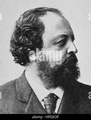 Paul Johann Ludwig von Heyse, war 1830-1914, eine angesehene deutsche Schriftsteller und Übersetzer, Reproduktion Foto aus dem Jahr 1895, digital verbessert Stockfoto