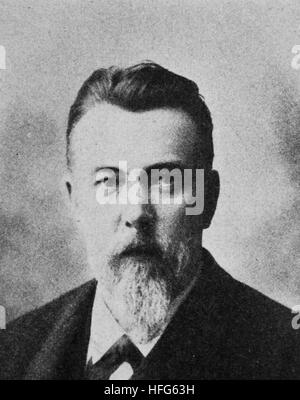Wilhelm Hermann Jensen wurde 1837-1911, deutscher Schriftsteller und Dichter, Reproduktion Foto aus dem Jahr 1895, digital verbessert Stockfoto