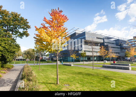 Alan Turing Gebäude im Herbst, The University of Manchester, UK Stockfoto