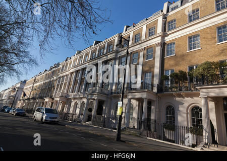 Eaton Square in Belgravia, exklusiven Gegend von London SW1 Stockfoto