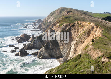 Chimney Rock, Point Reyes National Seashore, Nord-Kalifornien, USA Stockfoto