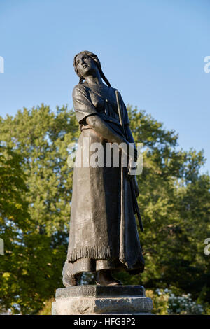 Evangeline Statue, Grand Pre, Annapolis Valley, Nova Scotia, Kanada Stockfoto