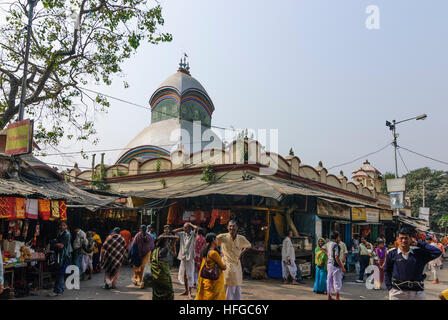 Kolkata (Calcutta, Kalkutta): Hindu Kali Tempel Kalighat, West-Bengalen, Westbengalen, Indien Stockfoto