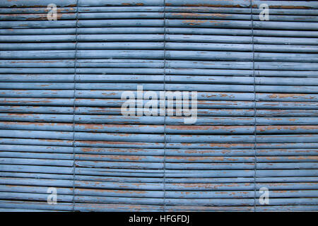Blue Bamboo Schatten - Hintergrund Stockfoto