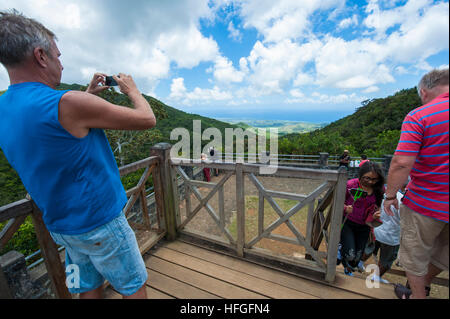 Alexandra fällt Aussichtspunkt im Black River Gorges Nationalpark, Mauritius-Insel. Stockfoto