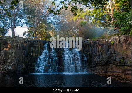 Rochester Falls in der Savanne Bezirk von Mauritius. Stockfoto