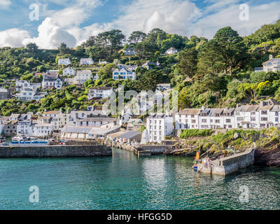 Polperro an der südlichen Küste von Cornwall. Stockfoto