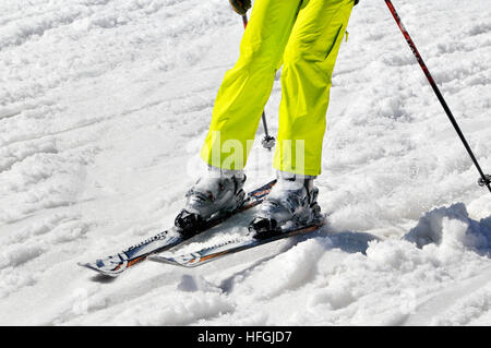 La Molina, Skigebiet in den Pyrenäen Mountainsi. Gemeinde Alp in der Comarca Cerdanya in Girona, Katalonien. Spanien. Stockfoto