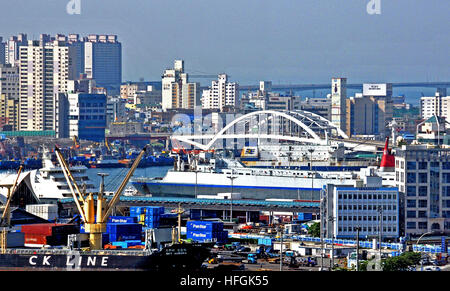 Hafen Busan Südkorea in Südasien Stockfoto