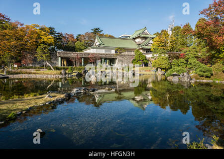 Toyama Stadt Sato-Gedenkmuseum, Toyama Schlosspark, Toyama City, Präfektur Toyama, Japan Stockfoto